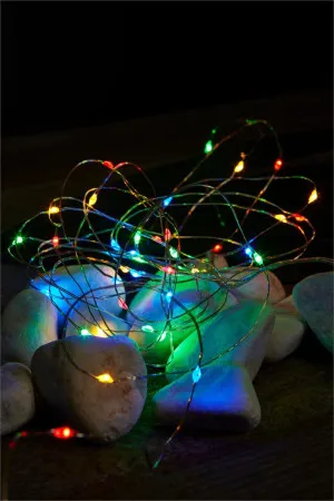 Dew Drop LED Fairy Light, 400cm, Multicolour, Silver by Eglo, a Christmas for sale on Style Sourcebook