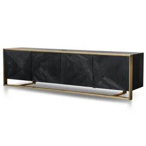 Nicole 2.2m Wooden TV Entertainment Unit - Black by Interior Secrets - AfterPay Available by Interior Secrets, a Entertainment Units & TV Stands for sale on Style Sourcebook