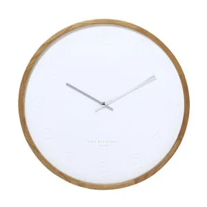 Fiona 35cm Silent Wall Clock - White by Interior Secrets - AfterPay Available by Interior Secrets, a Clocks for sale on Style Sourcebook