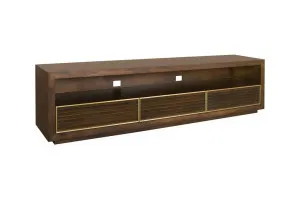 Claude 2m TV Entertainment Unit - Walnut by Interior Secrets - AfterPay Available by Interior Secrets, a Entertainment Units & TV Stands for sale on Style Sourcebook