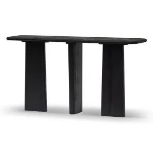 Herrera 1.6m Console Table - Full Black by Interior Secrets - AfterPay Available by Interior Secrets, a Console Table for sale on Style Sourcebook