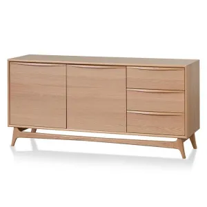 Brendon 1.6m Sideboard Unit with Drawers - Natural Oak by Interior Secrets - AfterPay Available by Interior Secrets, a Sideboards, Buffets & Trolleys for sale on Style Sourcebook