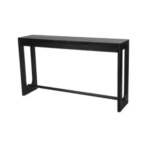 Altena 1.5m Console Table - Full Black by Interior Secrets - AfterPay Available by Interior Secrets, a Console Table for sale on Style Sourcebook