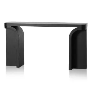 Hamish 1.5m Console Table - Black Oak by Interior Secrets - AfterPay Available by Interior Secrets, a Console Table for sale on Style Sourcebook