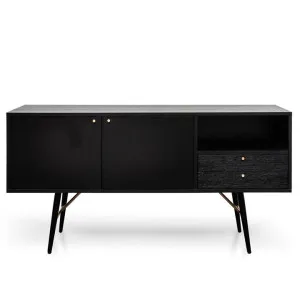 Ex Display - Trent 1.6m Wooden Buffet Unit- Black by Interior Secrets - AfterPay Available by Interior Secrets, a Sideboards, Buffets & Trolleys for sale on Style Sourcebook