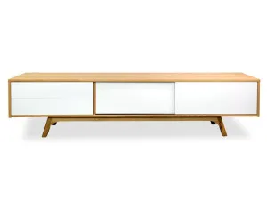 Ex Display - Hendrix 2.1m Wooden TV Entertainment Unit - Natural - Last one by Interior Secrets - AfterPay Available by Interior Secrets, a Entertainment Units & TV Stands for sale on Style Sourcebook