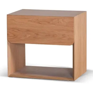 Ex Display - Lonny Oak Bedside Table - Natural by Interior Secrets - AfterPay Available by Interior Secrets, a Bedside Tables for sale on Style Sourcebook