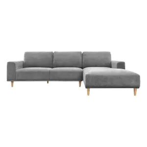 Scott 2.5 Seater Sofa + Chaise RHF in Nature Grey by OzDesignFurniture, a Sofas for sale on Style Sourcebook