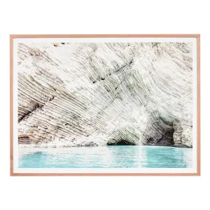 White Cliff Framed Print in 87 x 62cm by OzDesignFurniture, a Prints for sale on Style Sourcebook