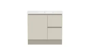 Ascot Floor Or Wall Mount Vanity 910mm 2 Draw Rh 1 Door Amaro In Cream By Raymor by Raymor, a Vanities for sale on Style Sourcebook