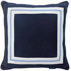 Mirage Haven Willow Border Dark Blue 50x50cm Cushion Cover by null, a Cushions, Decorative Pillows for sale on Style Sourcebook