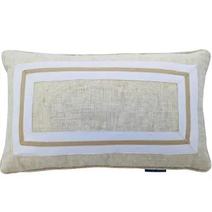 Mirage Haven Willow Border Linen 30x50cm Cushion Cover by null, a Cushions, Decorative Pillows for sale on Style Sourcebook