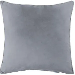Mirage Haven Gun Premium Velvet Steel Grey 50x50cm Cushion Cover by null, a Cushions, Decorative Pillows for sale on Style Sourcebook