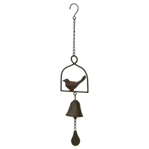 Cast Iron Bird On Frame Wind Chime by Mr Gecko, a Doorbells for sale on Style Sourcebook