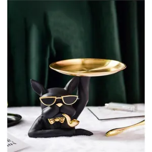 Paradox Mr. Bulldog Trinket Tray, Type C, Black by Paradox, a Decorative Boxes for sale on Style Sourcebook