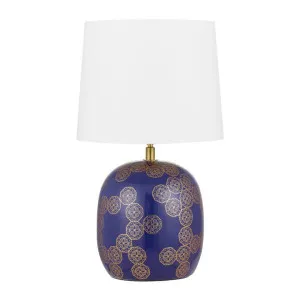 Wishes Ceramic Base Table Lamp, Blue by Telbix, a Table & Bedside Lamps for sale on Style Sourcebook