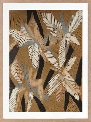 Geometric Gum Leaves II Framed Art Print by Urban Road, a Prints for sale on Style Sourcebook