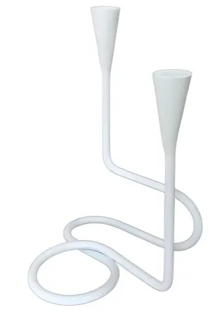 Pigalle Candle Holder White by James Lane, a Candle Holders for sale on Style Sourcebook
