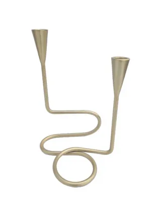 Pigalle Candle Holder Gold by James Lane, a Candle Holders for sale on Style Sourcebook