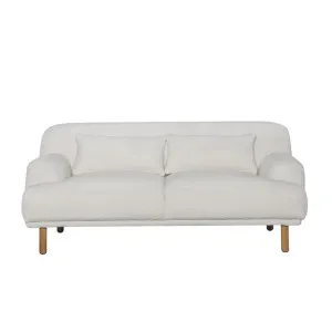 Linger Paris Boucle Alabaster Sofa - 2 Seater by James Lane, a Sofas for sale on Style Sourcebook