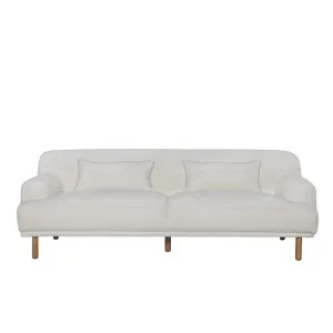 Linger Paris Boucle Alabaster Sofa - 3 Seater by James Lane, a Sofas for sale on Style Sourcebook