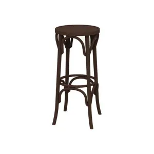 Paged Polishmade Commercial Grade Beech Timber Bentwood Backless Bar Stool, Walnut by Paged, a Bar Stools for sale on Style Sourcebook