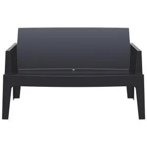 Siesta Box Commercial Grade Indoor / Outdoor Sofa, 2 Seater, Black by Siesta, a Sofas for sale on Style Sourcebook