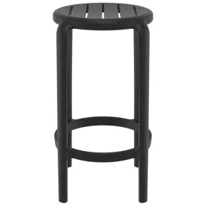 Siesta Tom Commercial Grade Indoor / Outdoor Round Counter Stool, Black by Siesta, a Bar Stools for sale on Style Sourcebook