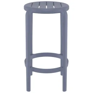 Siesta Tom Commercial Grade Indoor / Outdoor Round Counter Stool, Dark Grey by Siesta, a Bar Stools for sale on Style Sourcebook