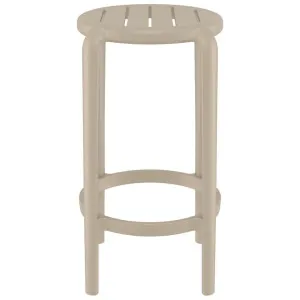 Siesta Tom Commercial Grade Indoor / Outdoor Round Counter Stool, Taupe by Siesta, a Bar Stools for sale on Style Sourcebook