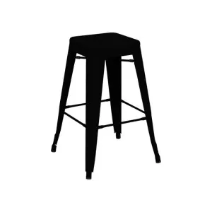 Durafurn Riviera Commercial Grade Steel Indoor / Alfresco Counter Stool, Black by Durafurn, a Bar Stools for sale on Style Sourcebook