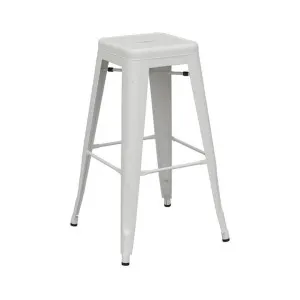 Durafurn Riviera Commercial Grade Steel Indoor / Alfresco Bar Stool, White by Durafurn, a Bar Stools for sale on Style Sourcebook