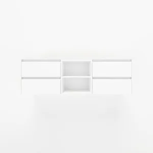 Addison 4-Drawer with Shelves 1614mm - White - 1 Cut-Out by ABI Interiors Pty Ltd, a Vanities for sale on Style Sourcebook