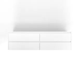 Addison 4-Drawer 1764mm - White - 2 Cut-Outs by ABI Interiors Pty Ltd, a Vanities for sale on Style Sourcebook