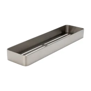 Maya Shower Caddy - Brushed Nickel by ABI Interiors Pty Ltd, a Shelves & Soap Baskets for sale on Style Sourcebook
