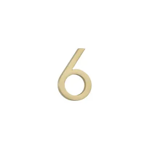 6 Number - 60mm - Brushed Brass by ABI Interiors Pty Ltd, a Outdoor Accessories for sale on Style Sourcebook