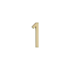 1 Number - 60mm - Brushed Brass by ABI Interiors Pty Ltd, a Outdoor Accessories for sale on Style Sourcebook