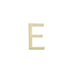 E Letter - 60mm - Brushed Brass by ABI Interiors Pty Ltd, a Outdoor Accessories for sale on Style Sourcebook