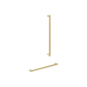 Aliro Accessible Shower Grab Rail Set - Brushed Brass by ABI Interiors Pty Ltd, a Showers for sale on Style Sourcebook