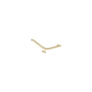 Aliro Ambulant 140° Grab Rail - Brushed Brass by ABI Interiors Pty Ltd, a Bathroom Accessories for sale on Style Sourcebook