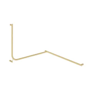 Aliro Accessible 90° Continuous Grab Rail - Brushed Brass by ABI Interiors Pty Ltd, a Bathroom Accessories for sale on Style Sourcebook