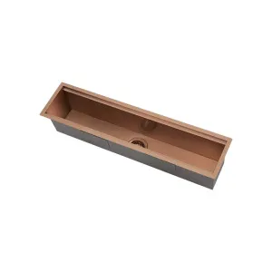Kitchen Trough 940mm - Entertainer Series - Brushed Copper by ABI Interiors Pty Ltd, a Kitchen Sinks for sale on Style Sourcebook