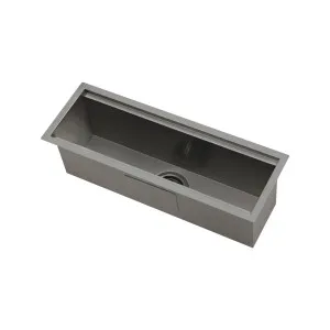 Kitchen Trough 640mm - Entertainer Series - Brushed Gunmetal by ABI Interiors Pty Ltd, a Kitchen Sinks for sale on Style Sourcebook