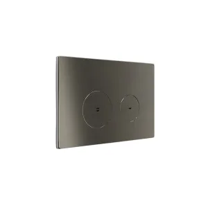 Zaaha Toilet Button Round - Brushed Gunmetal by ABI Interiors Pty Ltd, a Toilets & Bidets for sale on Style Sourcebook