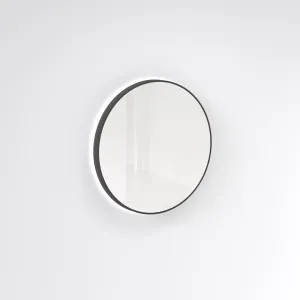 Saanti Handmade Double Trim LED Mirror 800mm - Matte Black by ABI Interiors Pty Ltd, a Mirrors for sale on Style Sourcebook