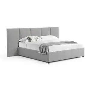 Amado King Bed Frame - Spec Grey with Storage by Interior Secrets - AfterPay Available by Interior Secrets, a Beds & Bed Frames for sale on Style Sourcebook