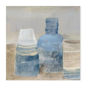 Blue Ceramic Pots, Syle B , By Albena Hristova by Gioia Wall Art, a Prints for sale on Style Sourcebook