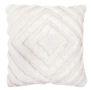 Kai Cushion White - 50cm x 50cm by James Lane, a Cushions, Decorative Pillows for sale on Style Sourcebook