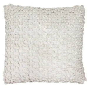 Lone Cushion White - 50cm x 50cm by James Lane, a Cushions, Decorative Pillows for sale on Style Sourcebook