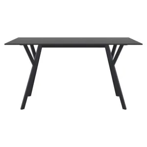 Siesta Max Commercial Grade Indoor / Outdoor Dining Table, 140cm, Black by Siesta, a Dining Tables for sale on Style Sourcebook